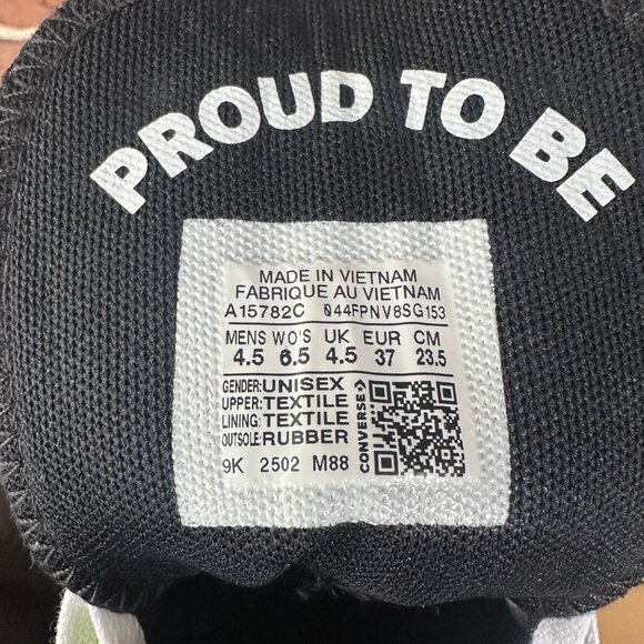 ⭐Converse Chuck Taylor All Star Platform Pride 6.5 Women's Shoes Leopard A15782C - Picture 10 of 10